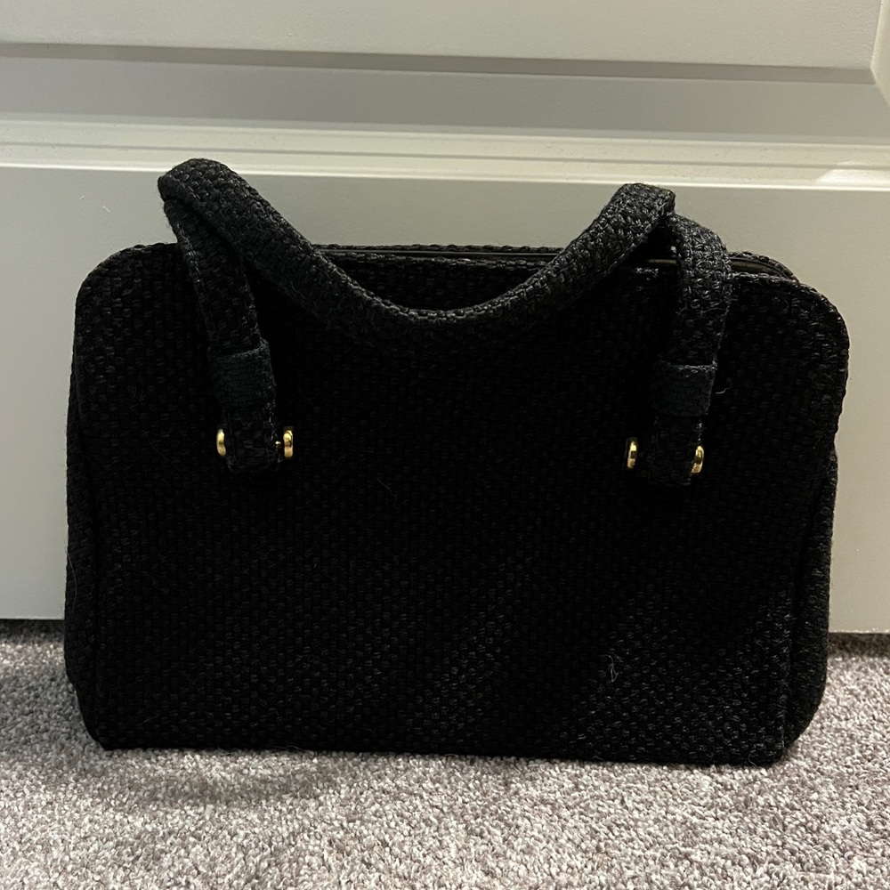 Basket weave vintage purse